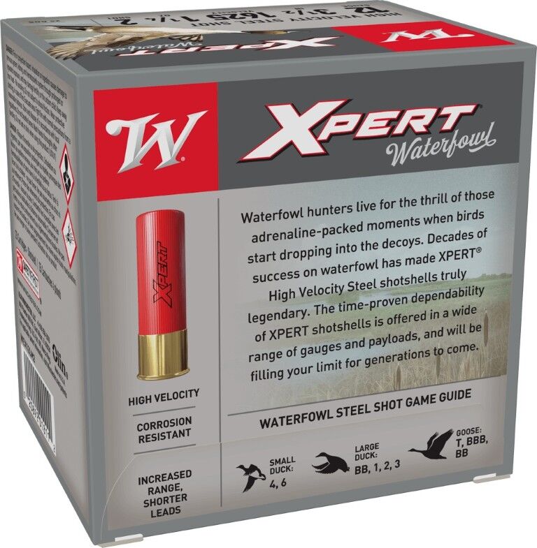 Winchester Xpert Waterfowl 12 Gauge 3 1/2" #2 Shot, 1 1/4-Oz, 25-Rd