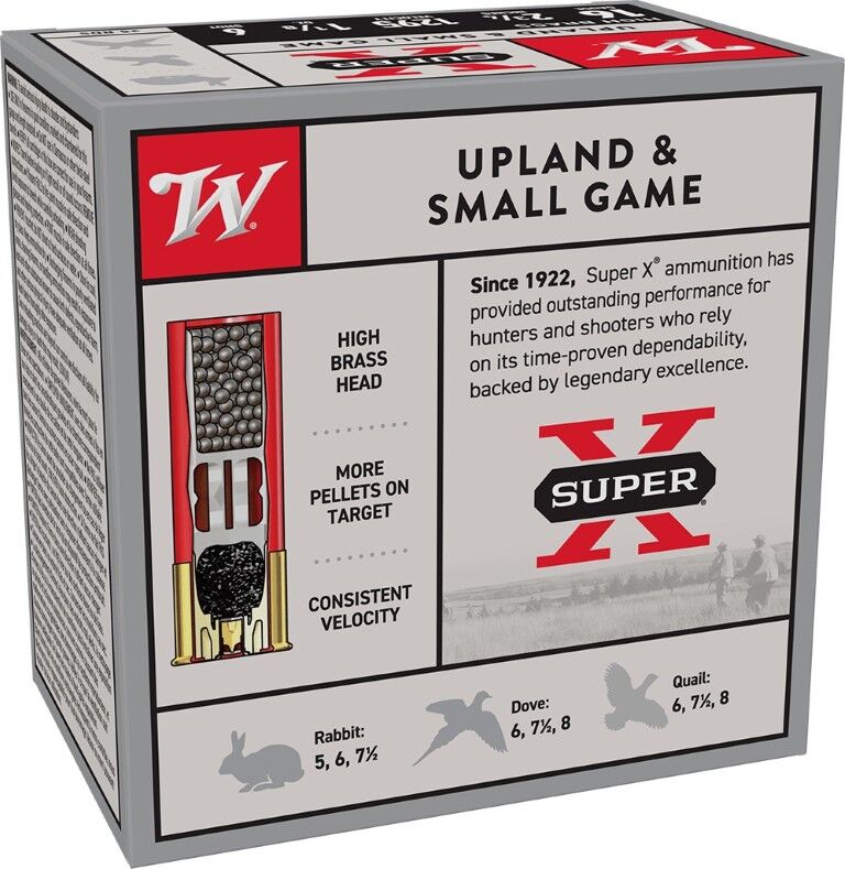 Winchester Super-X 16 Gauge 2 3/4" #6 Shot, 1 1/8-Oz, 25-Rd