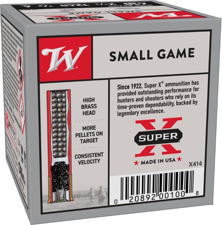 Winchester Super-X .410 Bore 2 1/2" #4, 1/2-Oz, 25-Rd