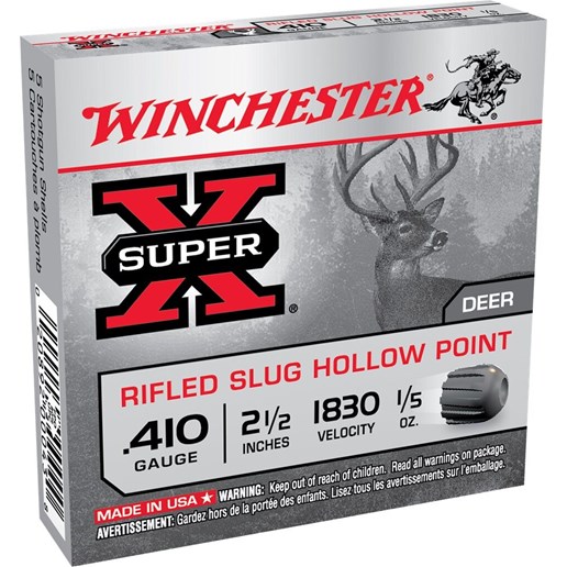 410 Gauge 2.5" Super-X Hollow Point Deer Shell