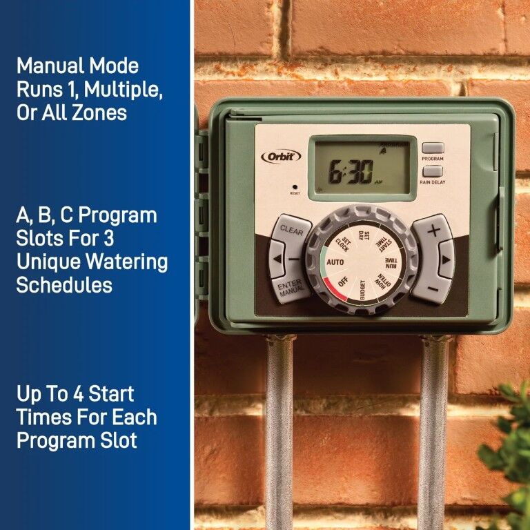 Orbit Easy-Set Logic 6-Station Indoor/Outdoor Sprinkler Timer/Controller