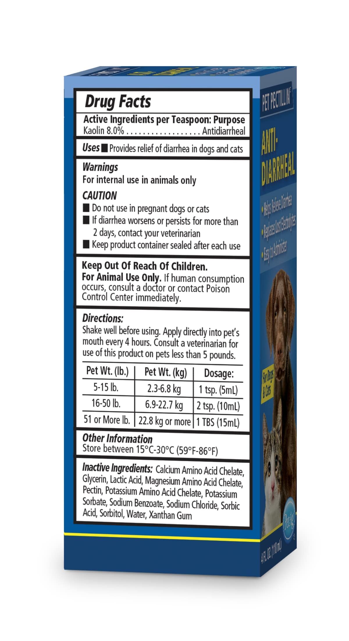 Pet-Ag Pet Pectillin Anti-Diarrheal, 4-Oz