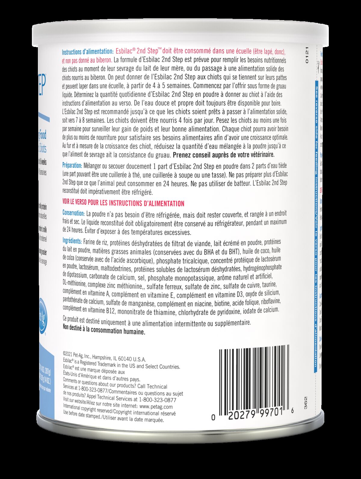 PetAg Esbilac 2nd Step Puppy Weaning Food, 14-Oz