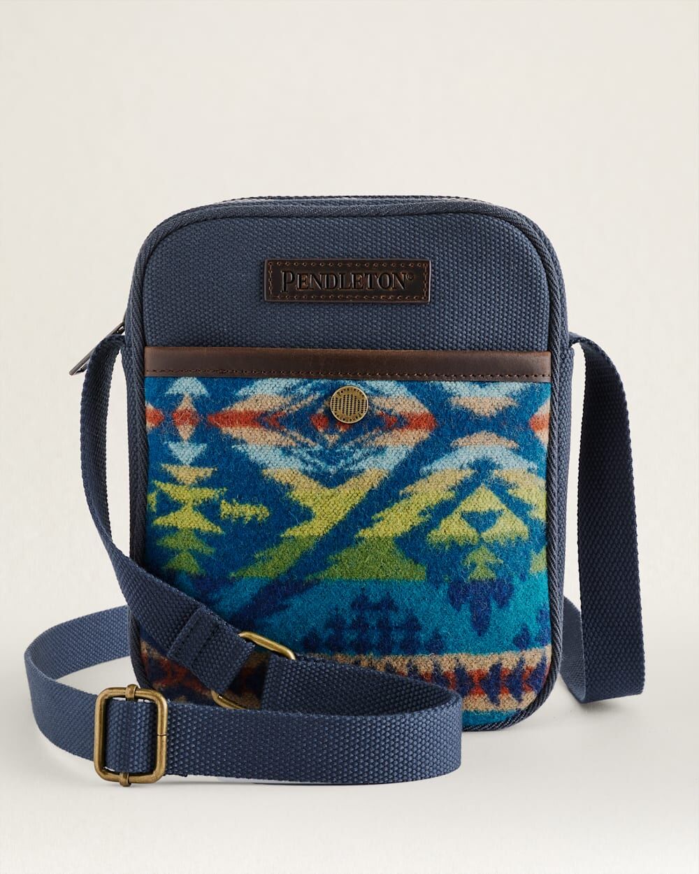 Pendleton Women's Diamond Desert Crossbody Satchel in Blue