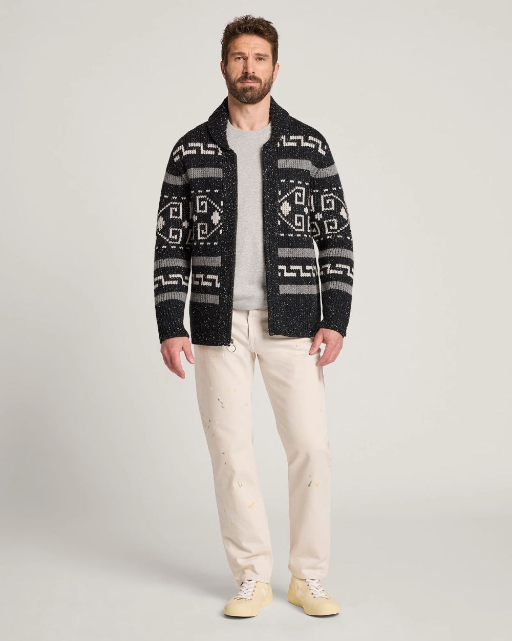 Pendleton Men's Westerley Donegal Lambswool Cardigan