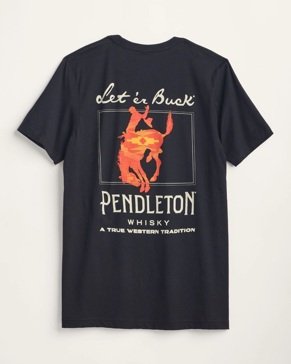 Pendleton Men's Pendleton Whisky Let'er Buck Graphic Tee