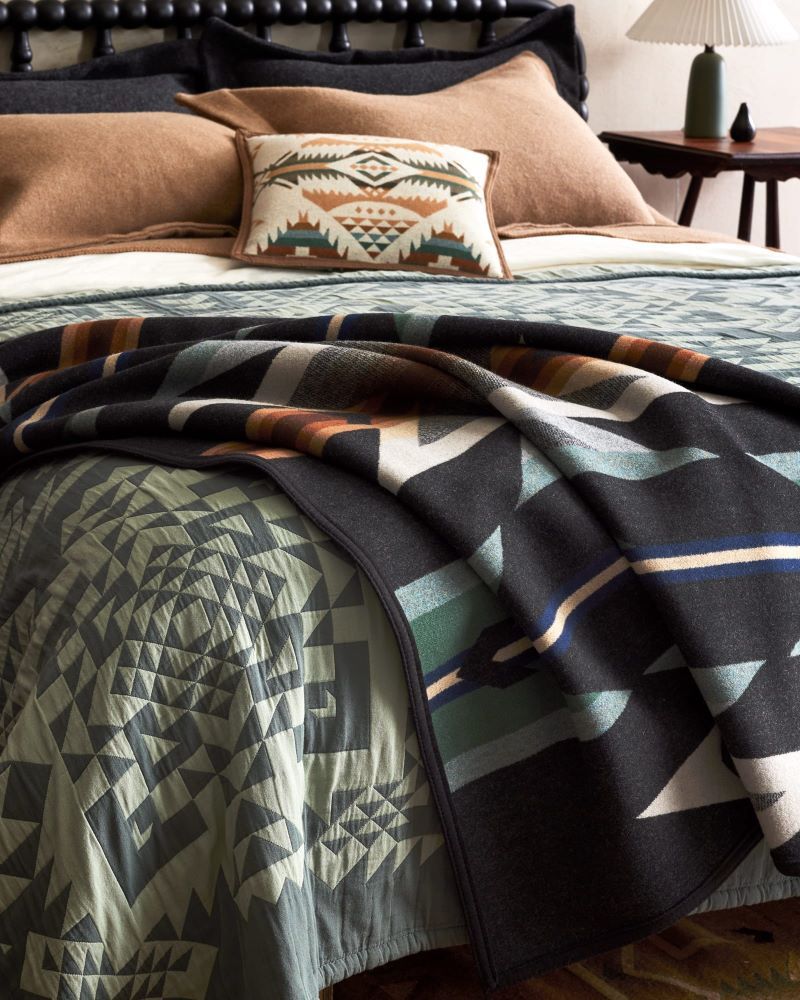 Pendleton Twin Wyeth Trail Blanket In Oxford, 64-In x 80-In