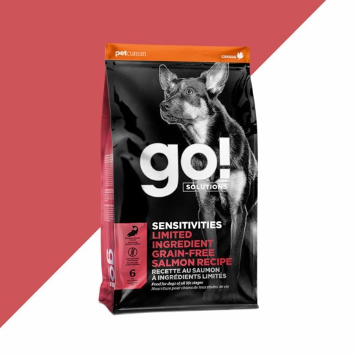 go! Solutions Sensitivities Limited Ingredient Grain Free Salmon Recipe Dry Dog Food, 22-Lb Bag
