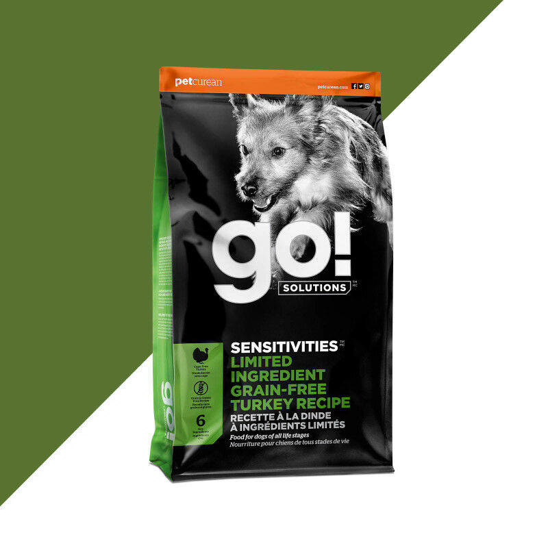 go! Solutions Sensitivities Limited Ingredient Grain Free Turkey Recipe Dry Dog Food, 3.5-Lb Bag