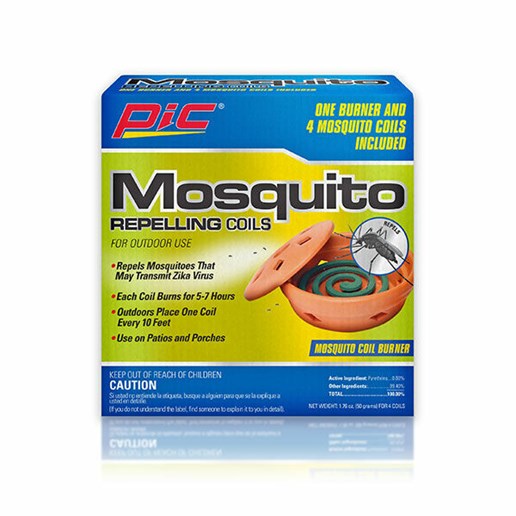 PIC® Mosquito Repelling Coils With Mosquito Coil Burner
