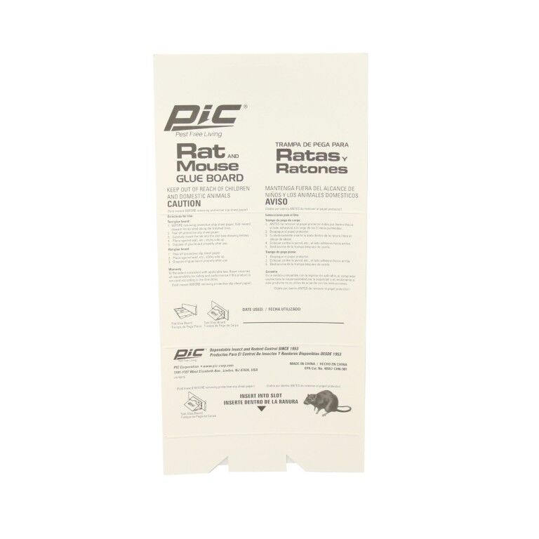 PIC Rat & Mouse Glue Tray, 2-Pk