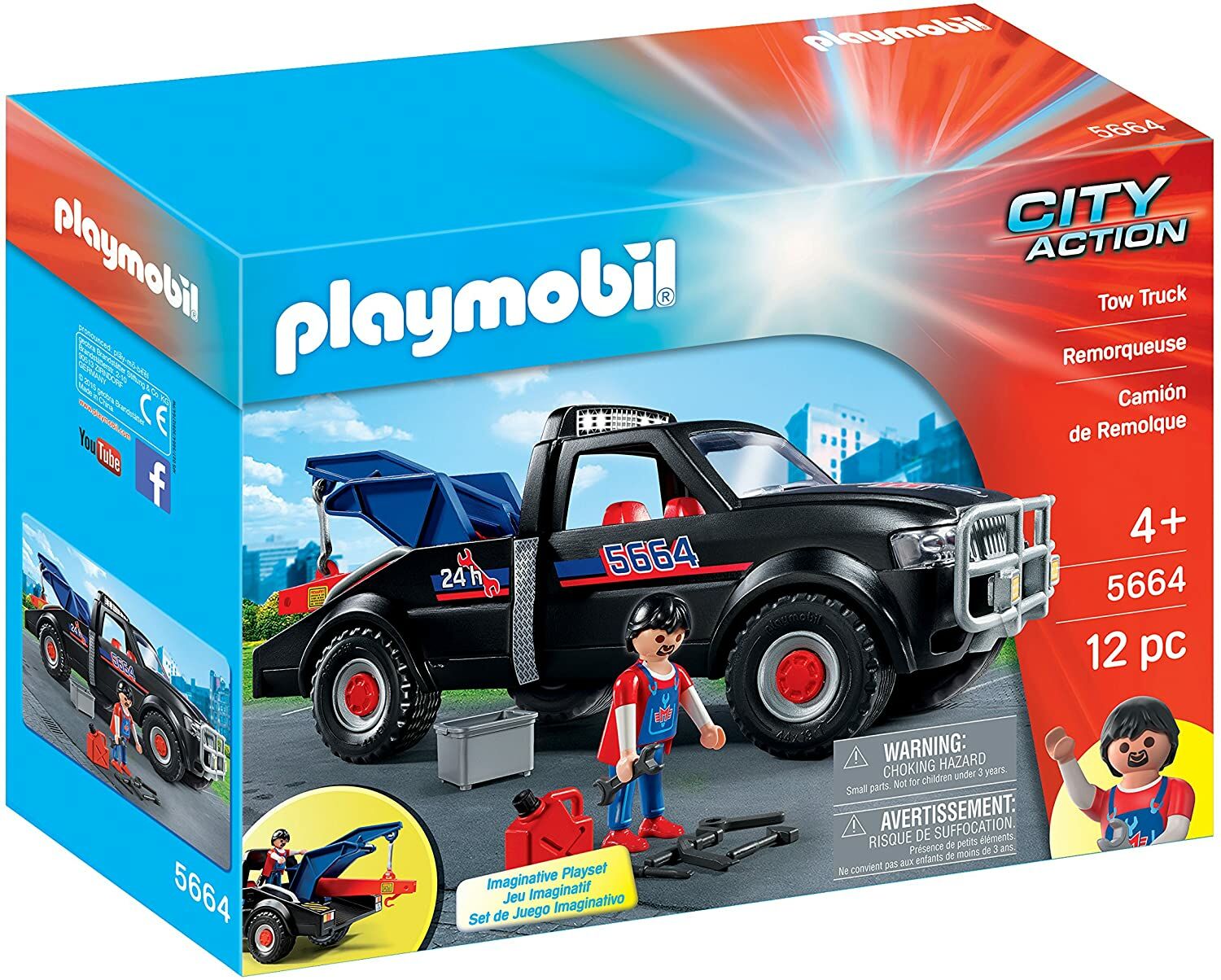 Playmobil Tow Truck Playset