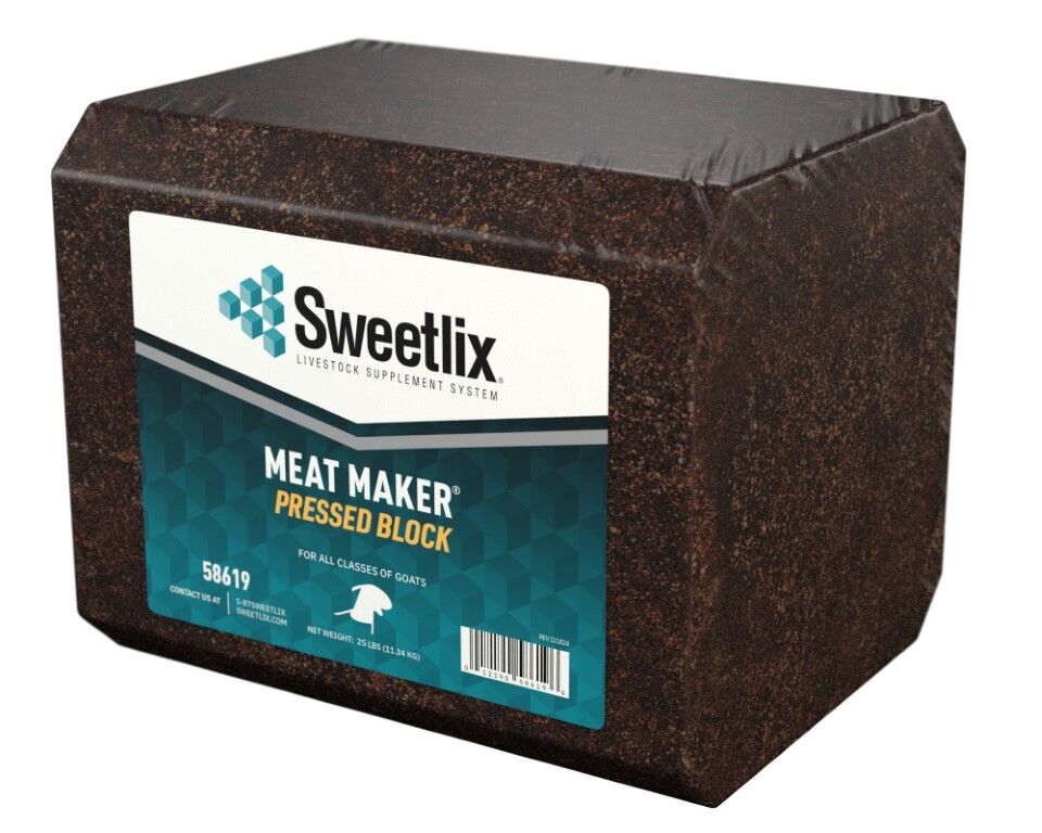 Sweetlix Meat Maker Protein Pressed Block Supplement, 25-Lb