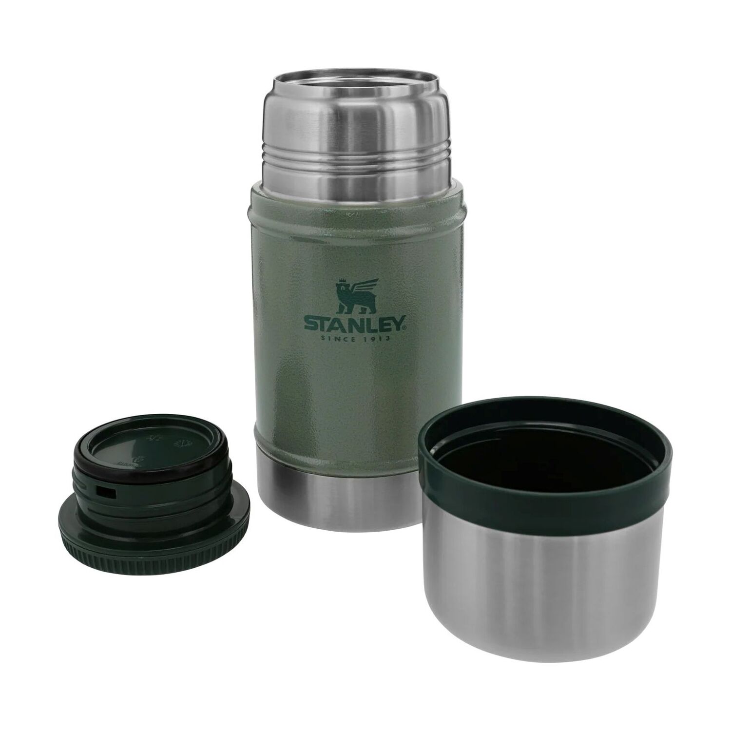 Stanley Classic Legendary Hammertone Green Food Jar, 24-Oz