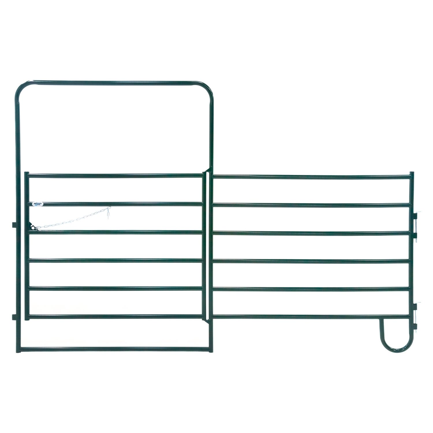 Powder Creek Combo 6-Ft X 12-Ft Panel with 8-Ft X 6-Ft Gate