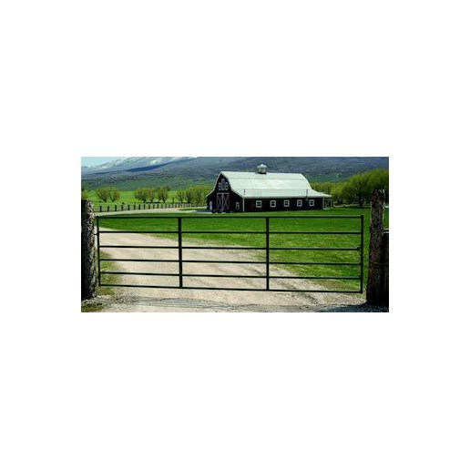 Powder River 8-Ft X 52-In 1600 Tube Gate with a 180 Degree Hinge