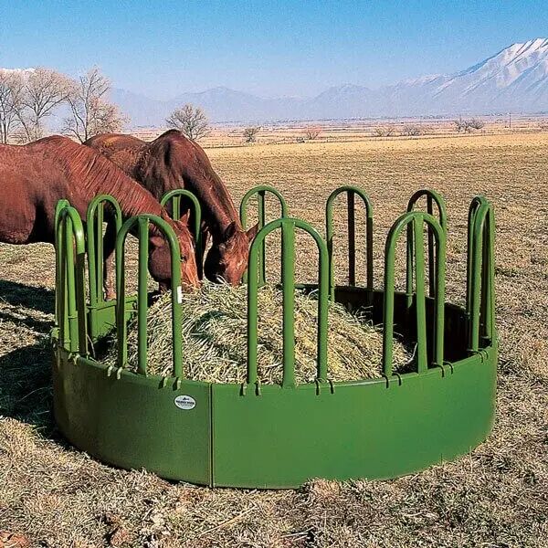 Powder River Horse Round Bale Feeder Without Legs