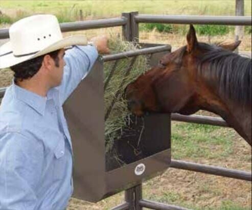 Powder River Manger Horse Feeder - Brown