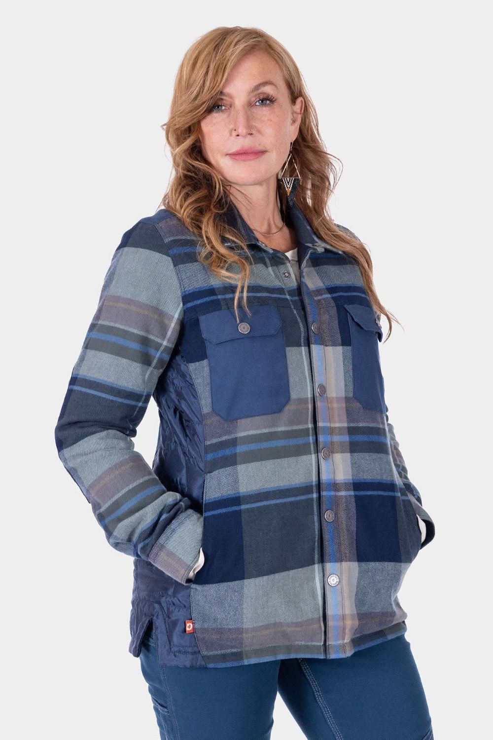 Dovetail Workwear Women's Durham Reversible Quilted Shirt Jac