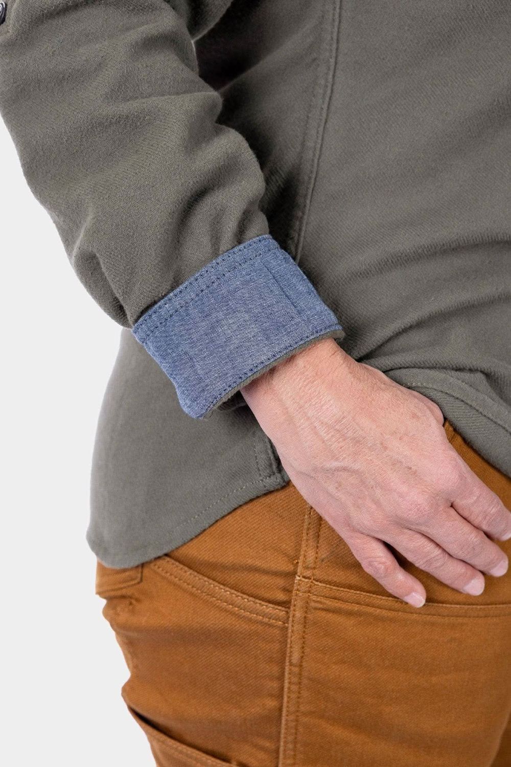 Dovetail Workwear Givens Stretch Chamois Work Shirt