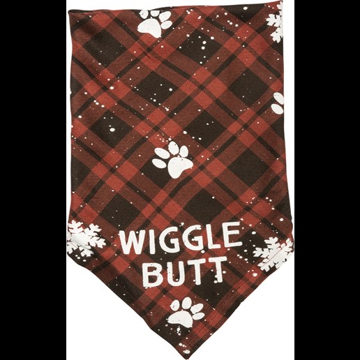 "Wiggle Butt" Large Pet Bandana