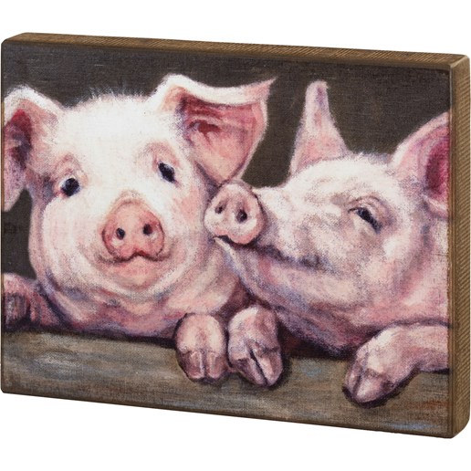 Pigs Box Sign