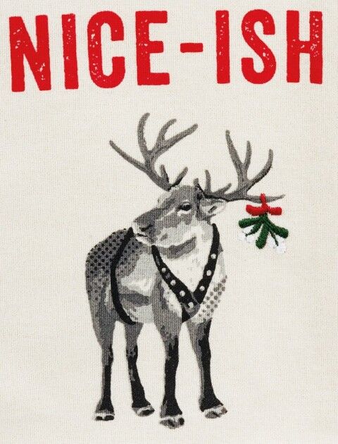 Primitives By Kathy Naughty Let's Go With Niceish Kitchen Towel, 18-In x 26-In