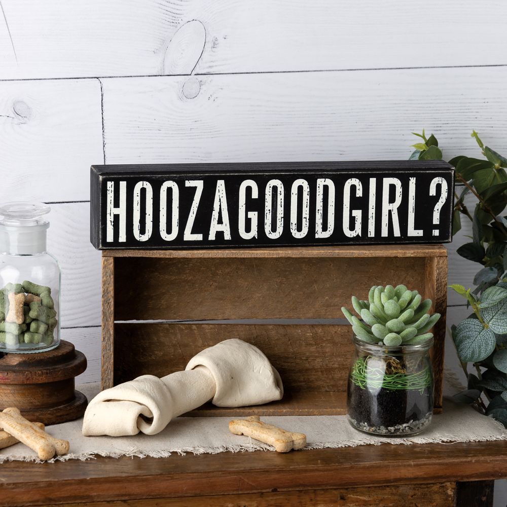 Primitives By Kathy Hoozagoodgirl Box Sign