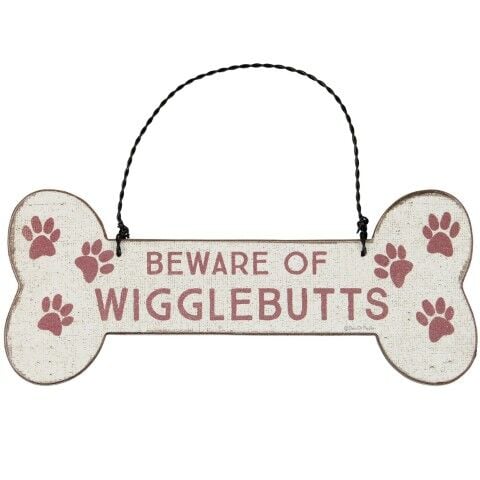 Primitives By Kathy Beware Of Wigglebutts Ornament