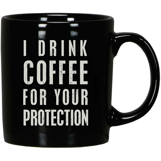 "I Drink Coffee" Box Sign Mug