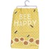 "Bee Happy" Kitchen Towel