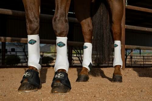 2XCool Sports Medicine Boots Value 4-Pack in White, Medium