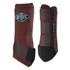 2XCool Sports Medicine Boots Front in Chocolate, Medium