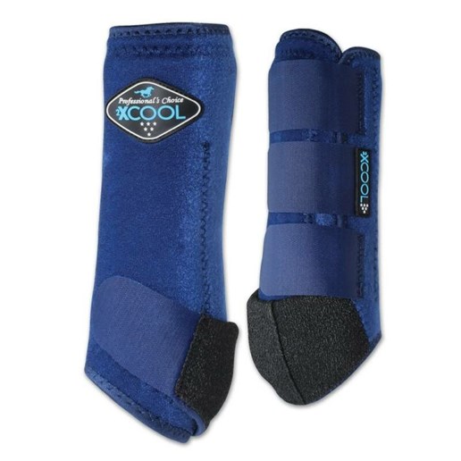 2XCool Sports Medicine Boots Front in Navy, Medium