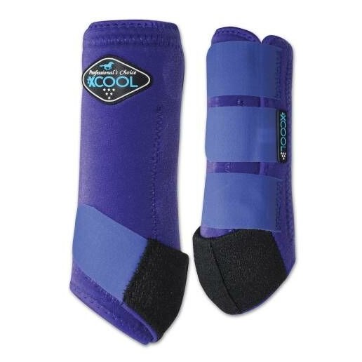 2XCool Sports Medicine Boots Front in Purple, Medium