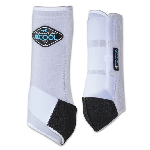 2XCool Sports Medicine Boots Front in White, Medium