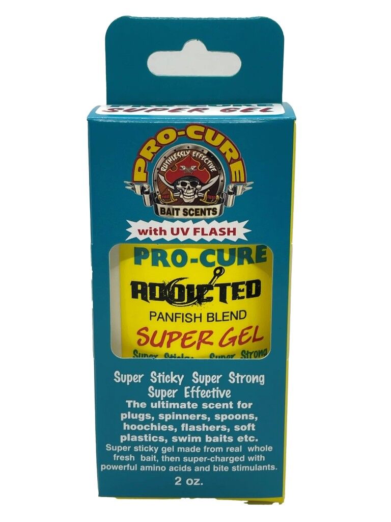Pro-Cure Addicted Panfish Blend Super Gel Bait Scent,  2-Oz