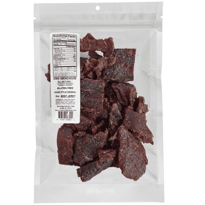 Iowa Smokehouse Ranch Hand Home Style Original Beef Jerky, 8-Oz