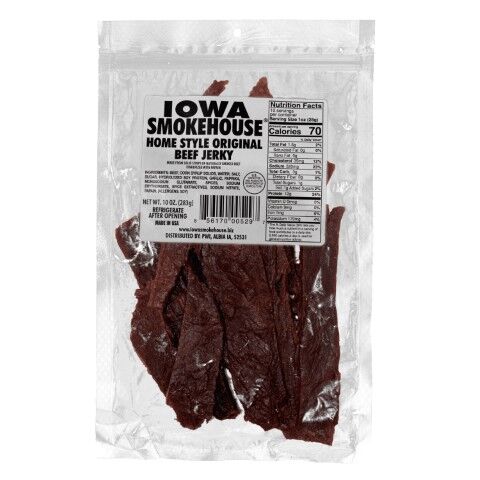 Iowa Smokehouse Homestyle Original Beef Jerky, 10-Oz