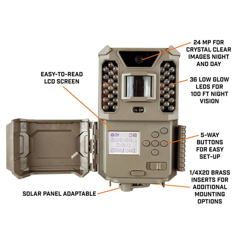 Bushnell Prime Low Glow Trail Camera With Memory Card