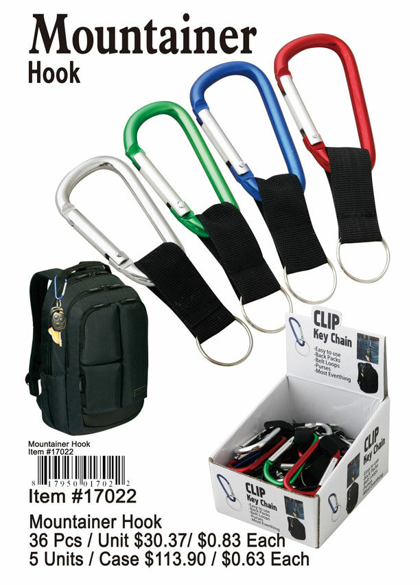 Puka Creations Mountaineer Hook Key Ring