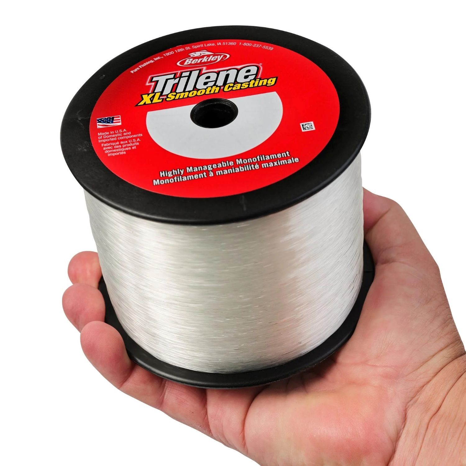 Berkley Trilene XL Clear Monofilament Fishing Line, Sold by the Yard, 10-Lb