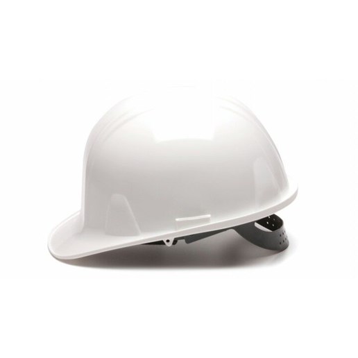 Pyramex Safety Products Sl Series 4 Pt. Snap Lock Suspension Hard Hat, White