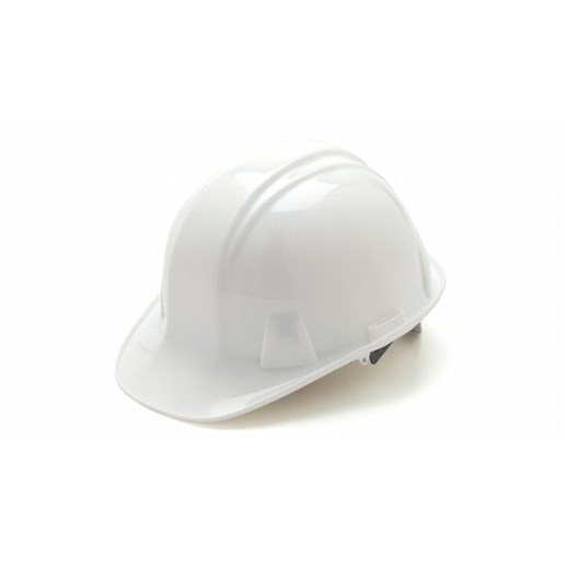 Pyramex Safety Products Sl Series 4 Pt. Snap Lock Suspension Hard Hat, White
