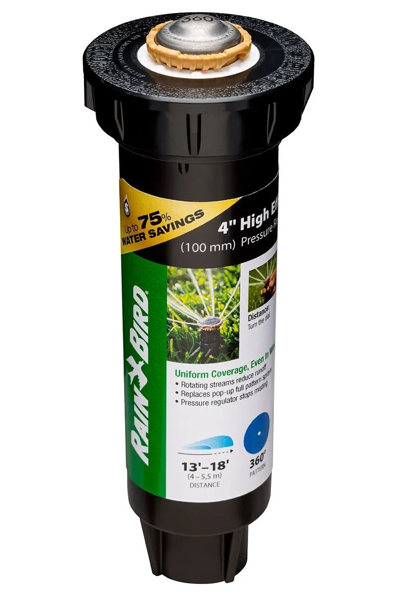 Rain Bird Pro Series 360° Full Spray Pattern Mini Rotary Sprinkler With Regulator 13-Ft To 18-Ft