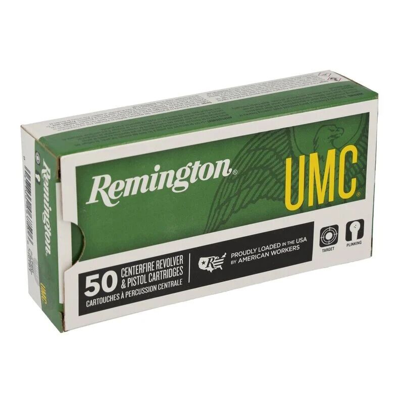 Remington UMC Handgun .380 Auto, 95 Grain Full Metal Jacket Pistol Ammo, 50-Rd