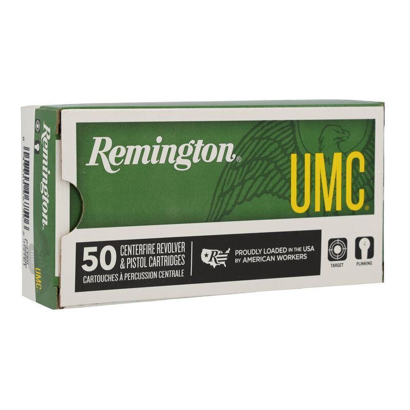 Remington UMC Handgun .380 Auto, 95 Grain Full Metal Jacket Pistol Ammo, 50-Rd