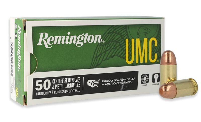Remington UMC Handgun .380 Auto, 95 Grain Full Metal Jacket Pistol Ammo, 50-Rd