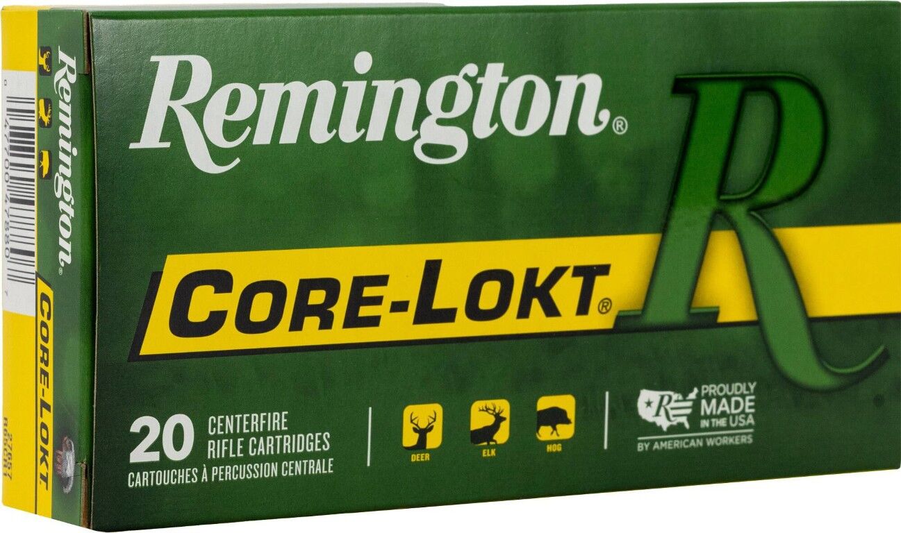 Remington Arms Core-Lokt 6.5 Creedmoor, 140 Grain Pointed Soft Point Core Lokt Rifle Ammo, 20-Rd