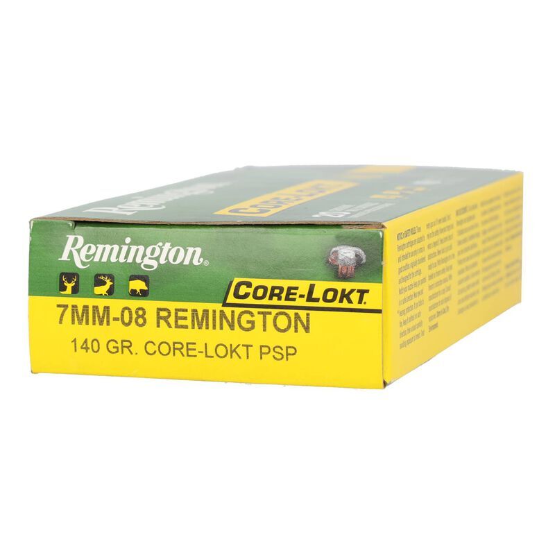 Remington Core-Lokt 7mm-08 Rem Pointed Soft Point Core Lokt Ammunition, 20-Rd
